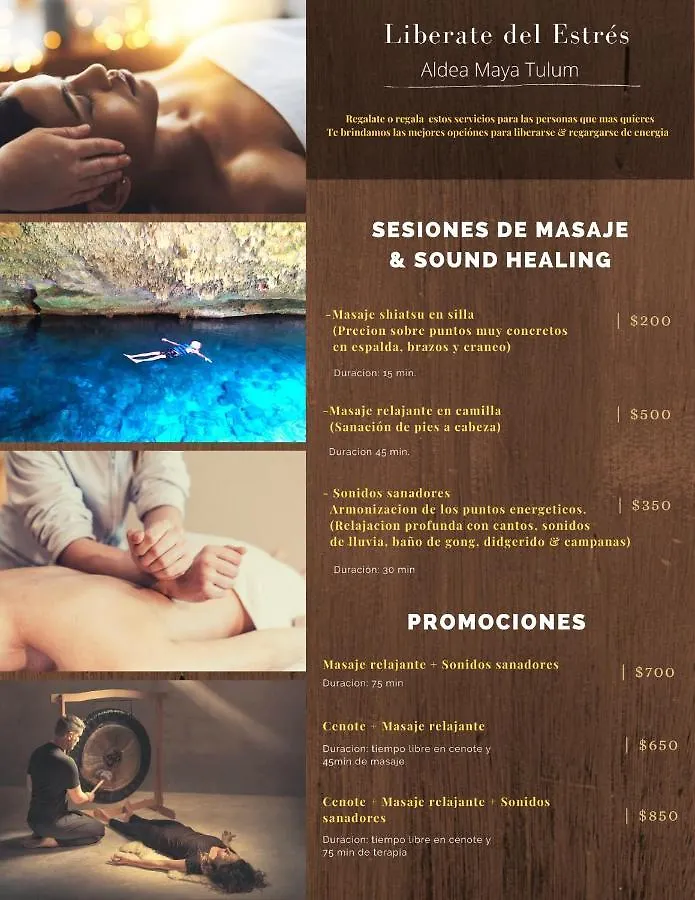 Tente de luxe Hôtel Cenote, Camping & Mas Aldea Maya Tulum